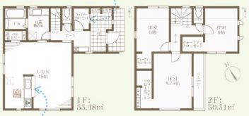 神戸市北区 道場町日下部 新築一戸建て　１期２号棟