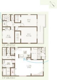 神戸市北区 道場町日下部 新築一戸建て　２期２号棟