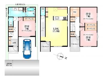 神戸市兵庫区 石井町４丁目 新築一戸建て　２号地